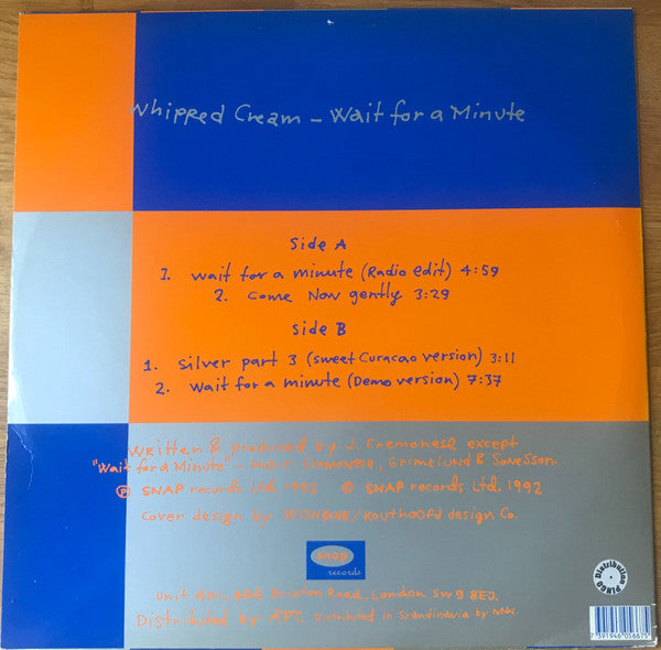 Whipped Cream : Wait For A Minute (12")