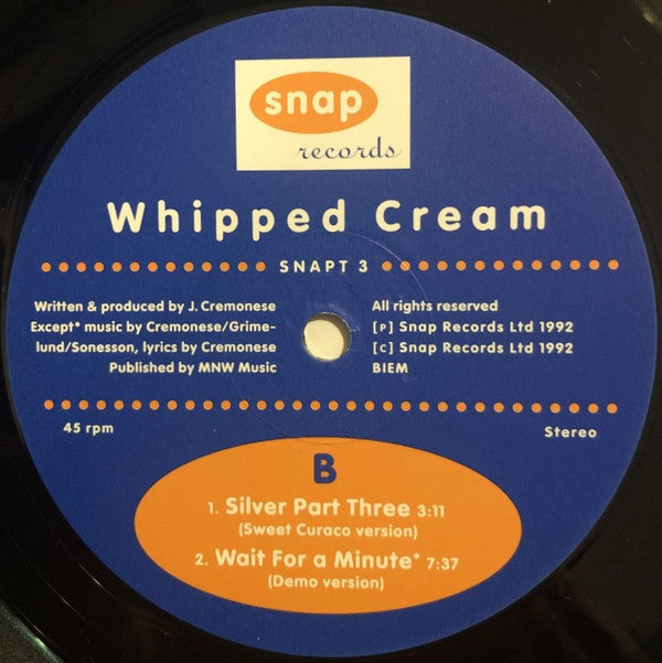 Whipped Cream : Wait For A Minute (12")