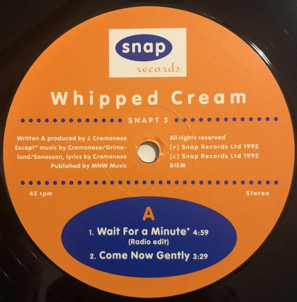 Whipped Cream : Wait For A Minute (12")