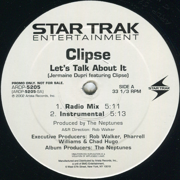 Clipse : Lord Willin (Vinyl Sampler) (Box + 8x12", Single, Promo, Smplr)