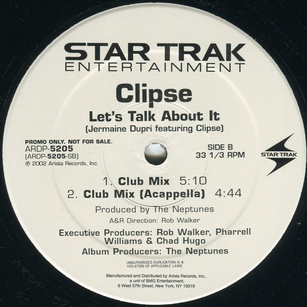 Clipse : Lord Willin (Vinyl Sampler) (Box + 8x12", Single, Promo, Smplr)