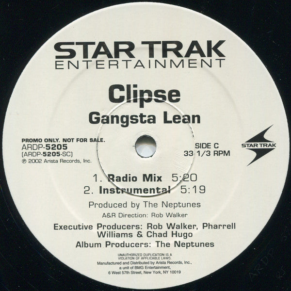 Clipse : Lord Willin (Vinyl Sampler) (Box + 8x12", Single, Promo, Smplr)