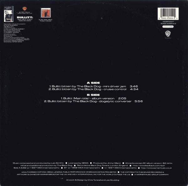 Lalo Schifrin : Bullitt: The Black Dog Remixes (12")