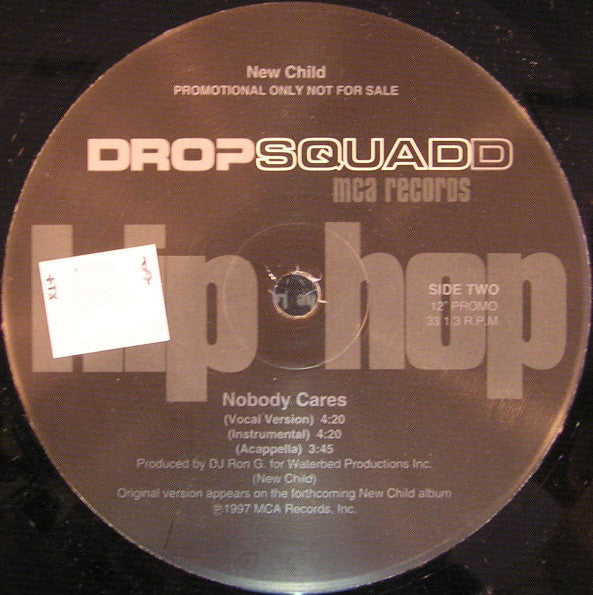 New Child : Get Paid Shorty / Nobody Cares (12", Promo)