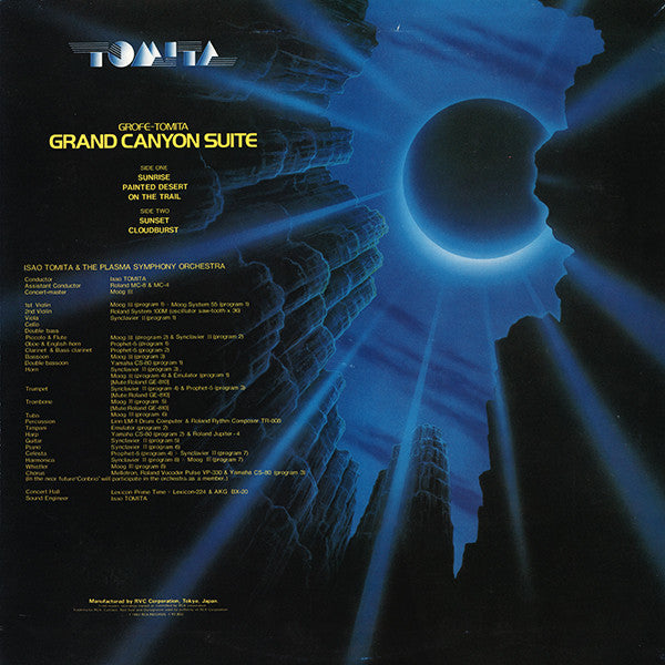 Tomita & The Plasma Symphony Orchestra : Grand Canyon Suite = 大峡谷 (LP, Album)