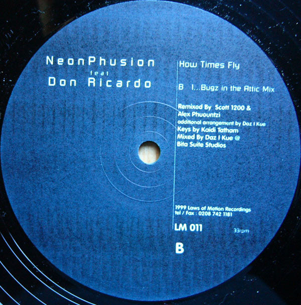 Neon Phusion : How Times Fly (12")