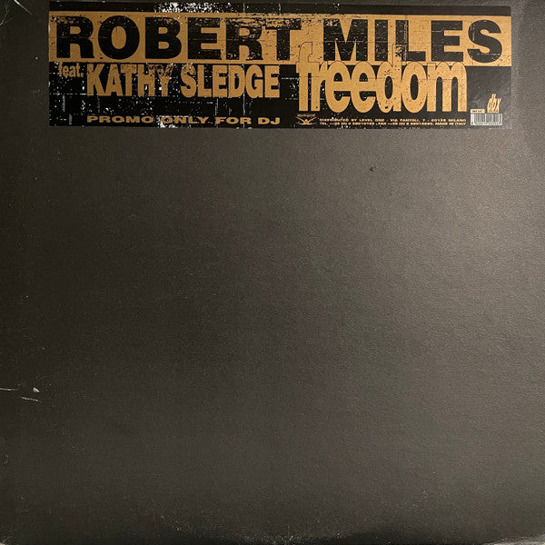 Robert Miles Featuring Kathy Sledge : Freedom (2x12", Promo)