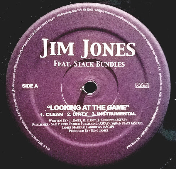 Jim Jones (2) : Looking At The Game (12", Promo)