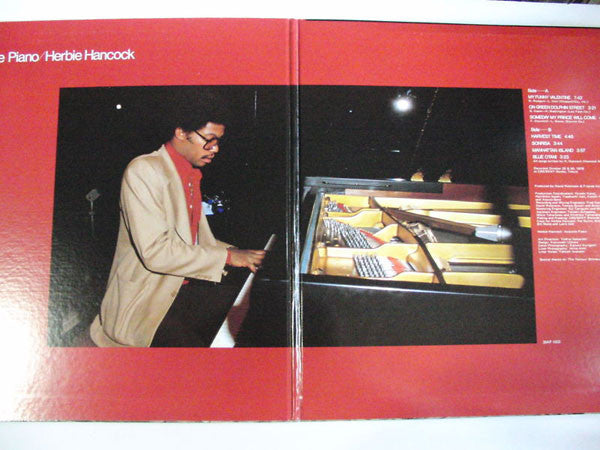 Herbie Hancock : The Piano (LP, Album, Dir)