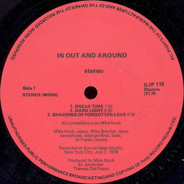 Mike Nock Quartet : In Out And Around (LP)