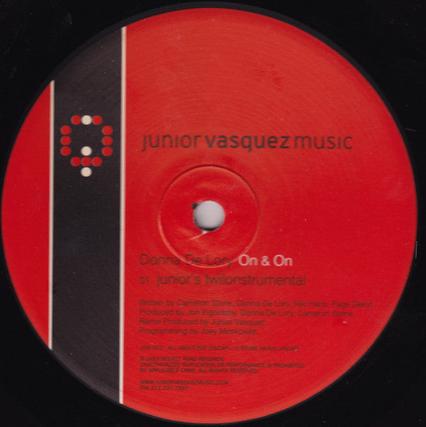 Donna de Lory : On & On (12")