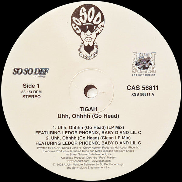 Tigah : Uhh, Ohhhh (Go Head) (12")