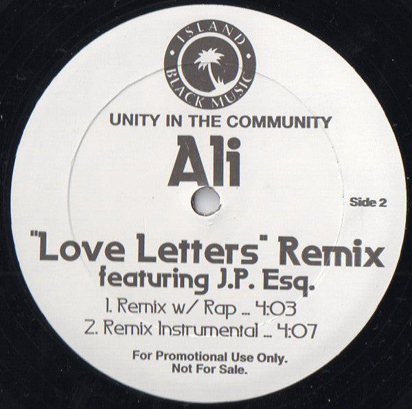 Alistair Tennant Featuring Jean Paul Esq : Love Letters (Remix) (12", Single, Promo)