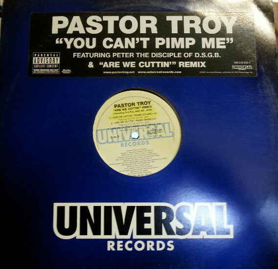 Pastor Troy : You Can't Pimp Me (12")