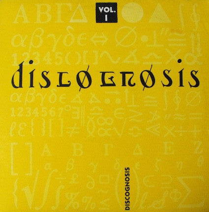Various : Discognosis Vol. I (LP, Comp, Unofficial)