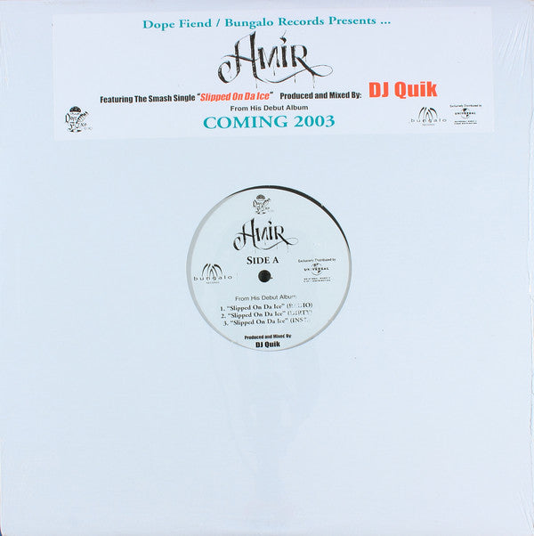 Amir (6) : Slipped On Da Ice (12", Single)