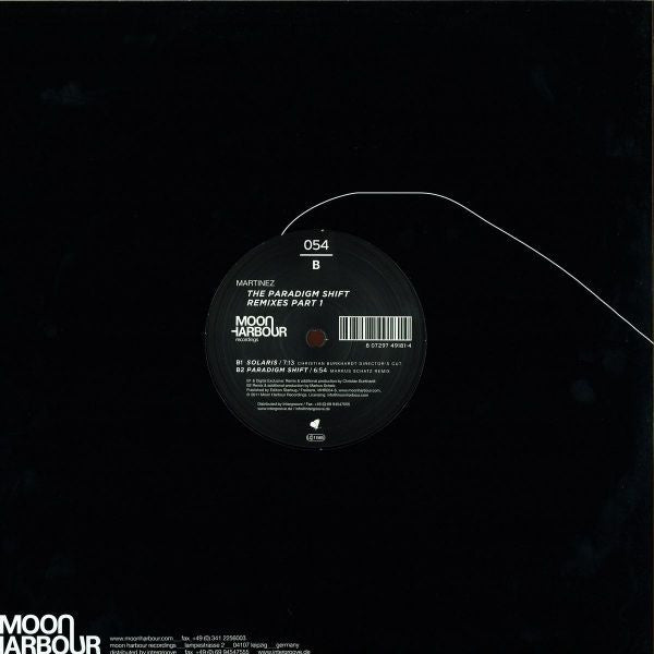 Martinez : The Paradigm Shift (Remixes Part 1) (12")