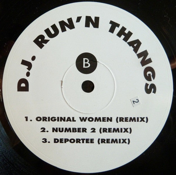 Various : D.J. Run'N Thangs (12", EP, Unofficial)