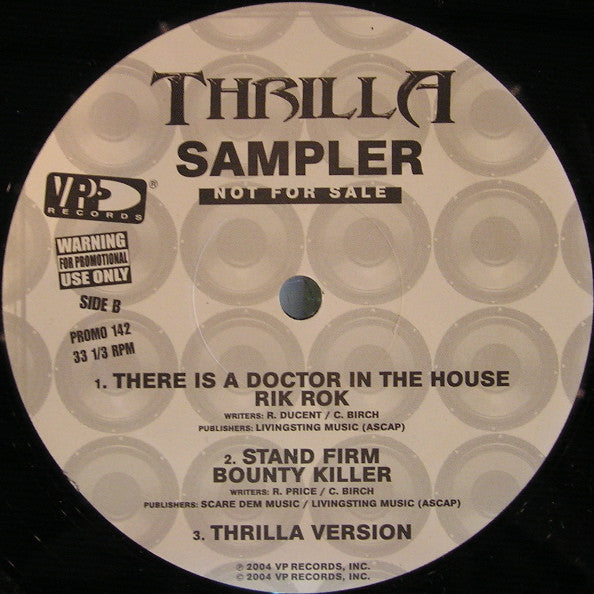 Various : Thrilla Sampler (12", Promo, Smplr)
