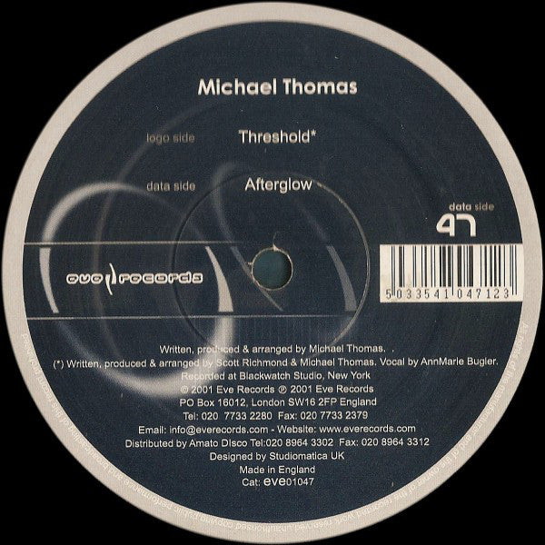 Michael Thomas : Threshold / Afterglow (12")