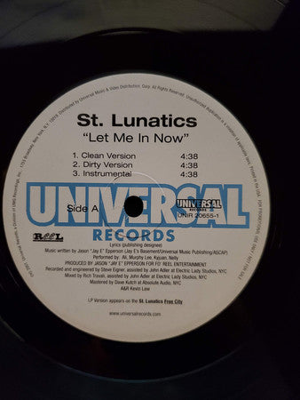St. Lunatics : Let Me In Now (12", Promo)