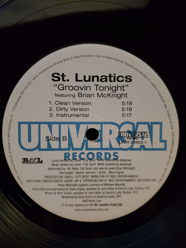St. Lunatics : Let Me In Now (12", Promo)