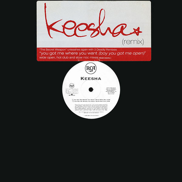 Keesha : You Got Me Where You Want (12")