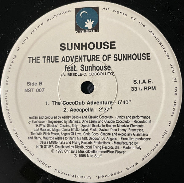 Sunhouse : The True Adventure Of Sunhouse (12")