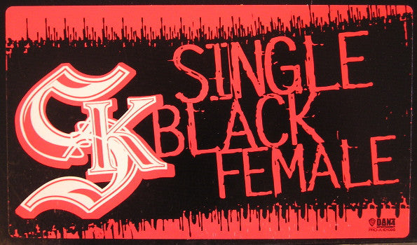 SK : Single Black Female (12", Promo)