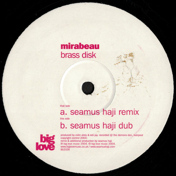 Mirabeau (2) : Brass Disk (12", No.)