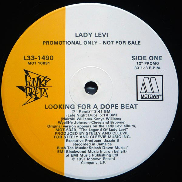 Lady Levi : Looking For A Dope Beat (12", Single, Promo)