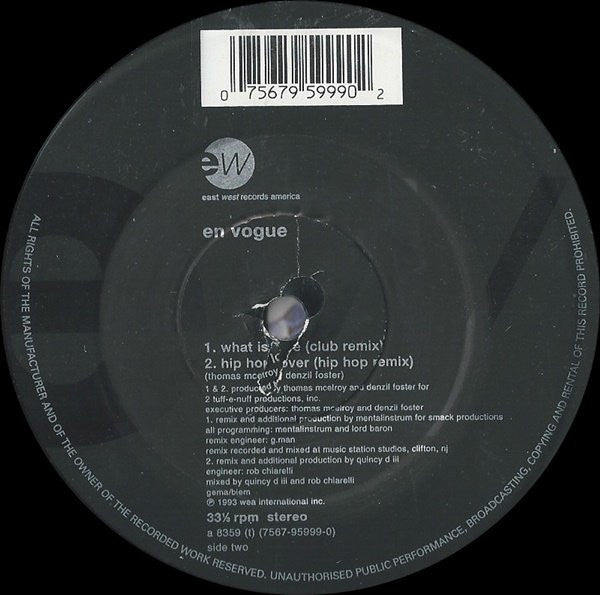 En Vogue : Runaway Love (12", Single)