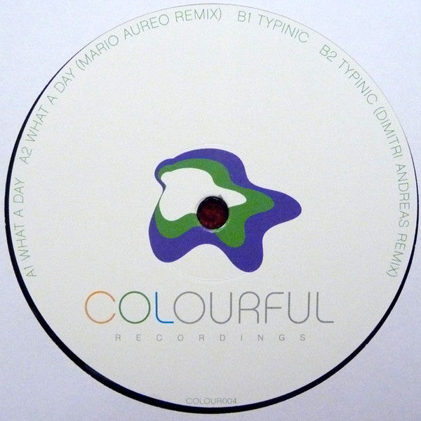 Riccardo Rizza : What A Day EP (12", EP)