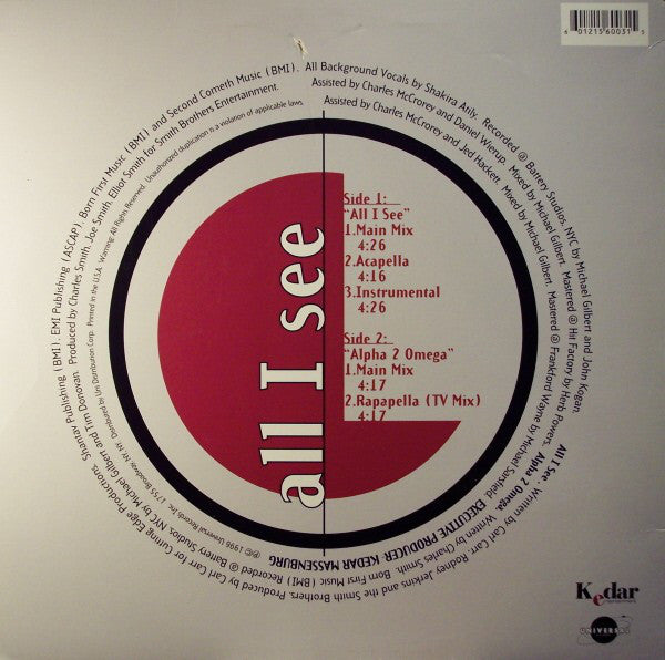 A+ : All I See (12")