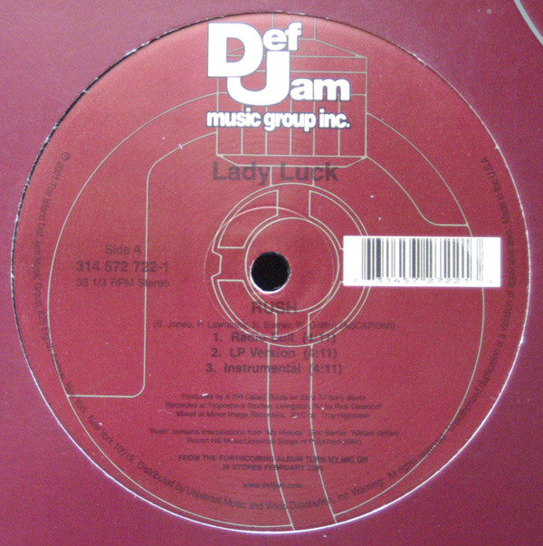 Lady Luck : Rush (12")