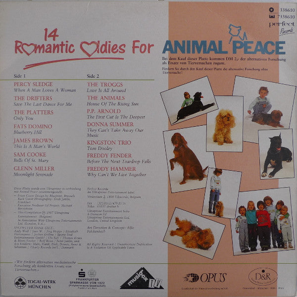 Various : Animal Peace (14 Romantic Oldies) (LP, Comp)