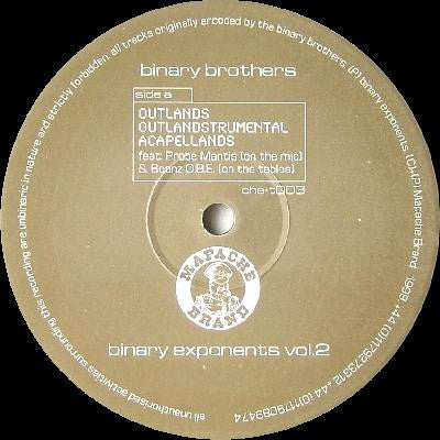 Binary Brothers (2) : Binary Exponents Vol. 2 (12")