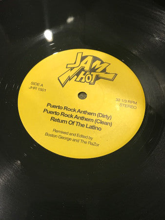 Boston George And The Razor : Puerto Rock Anthem (12")
