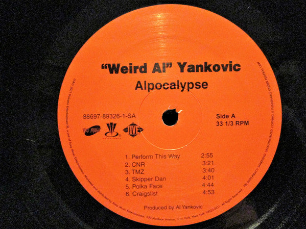 "Weird Al" Yankovic : Alpocalypse (LP, Album)