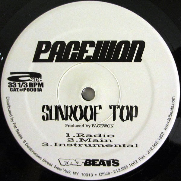 Pacewon : Sunroof Top / Locked (12")