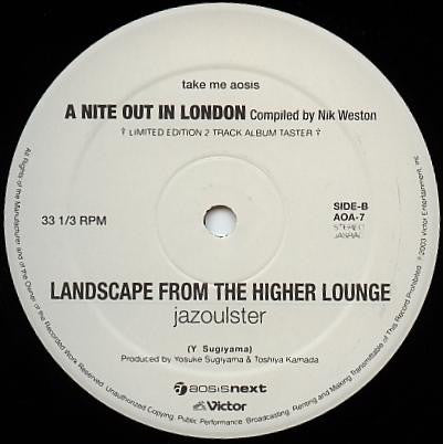 Seikou Nagaoka / Jazoulster : A Nite Out In London (Limited Edition 2 Track Album Taster) (12")