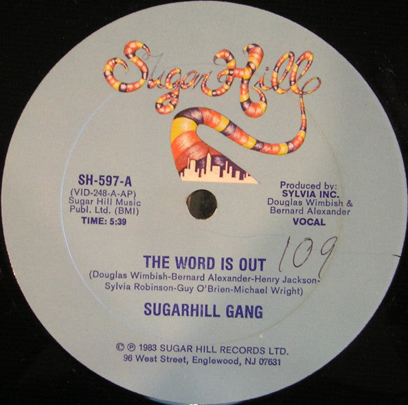 Sugarhill Gang : The Word Is Out (12")