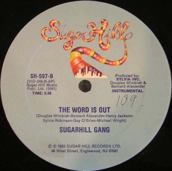 Sugarhill Gang : The Word Is Out (12")