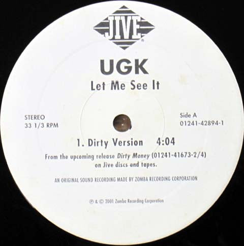 UGK : Let Me See It (12")