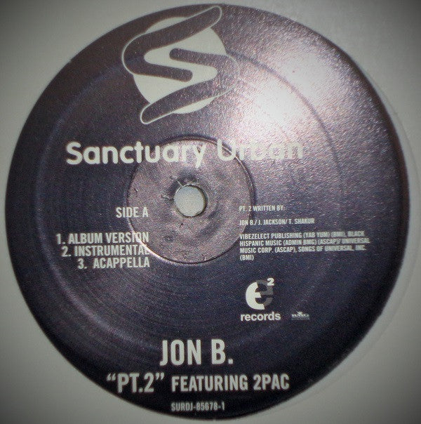 Jon B : Pt.2 (12")