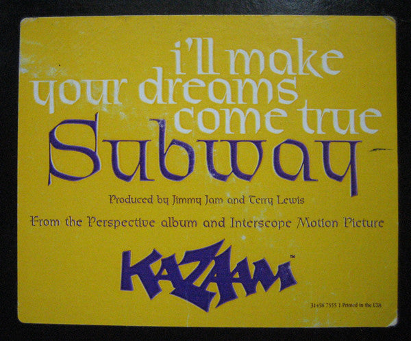 Subway (12) : I'll Make Your Dreams Come True (12")