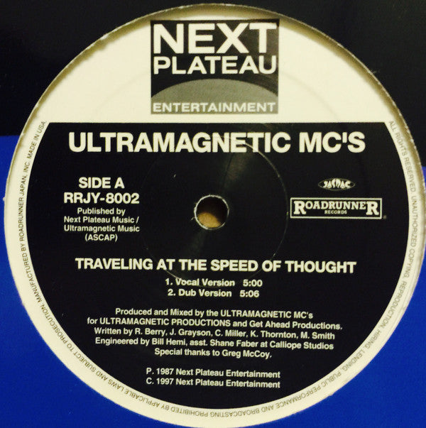Ultramagnetic MC's : Traveling At The Speed Of Thought / MC's Ultra (Part II) (12", RE)