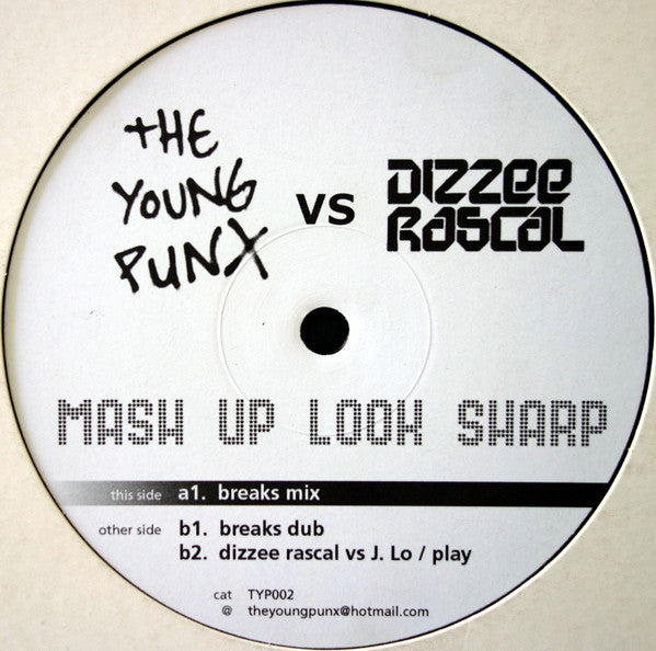 The Young Punx vs Dizzee Rascal : Mash Up Look Sharp (12")