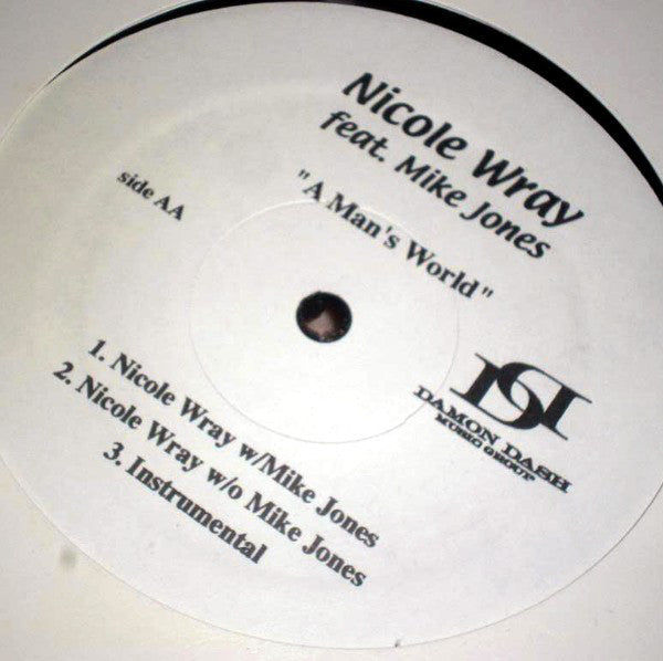 Nicole Wray feat. Mike Jones (2) : A Man's World (12")
