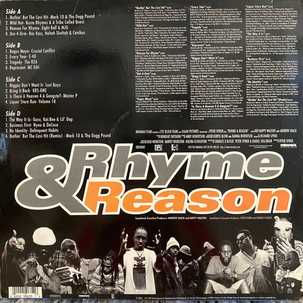 Various : Rhyme & Reason (2xLP, Comp)